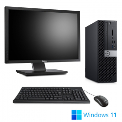 Pack Dell OptiPlex 7060 SSF - 16Go - 512Go SSD - W11 + 22"