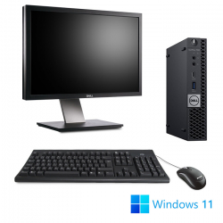 Pack Dell OptiPlex 7060 Micro - 16Go - 512Go SSD - W11 + Écran 24"