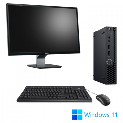 Pack Dell OptiPlex 3060 Micro - 8Go - 256Go SSD - W11 + 23"