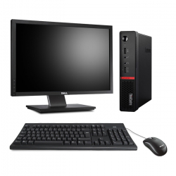 Lenovo ThinkCentre M715Q Format Tiny - 8Go - 256Go SSD + Écran 22"