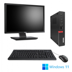 Pack Lenovo ThinkCentre M720Q Tiny - 16Go - 512Go SSD - W11 + 22"